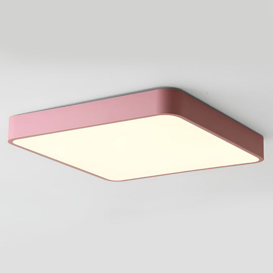 Square LED Flush Mount Light for Baby & Kids Rooms, Living Room, or Bedroom