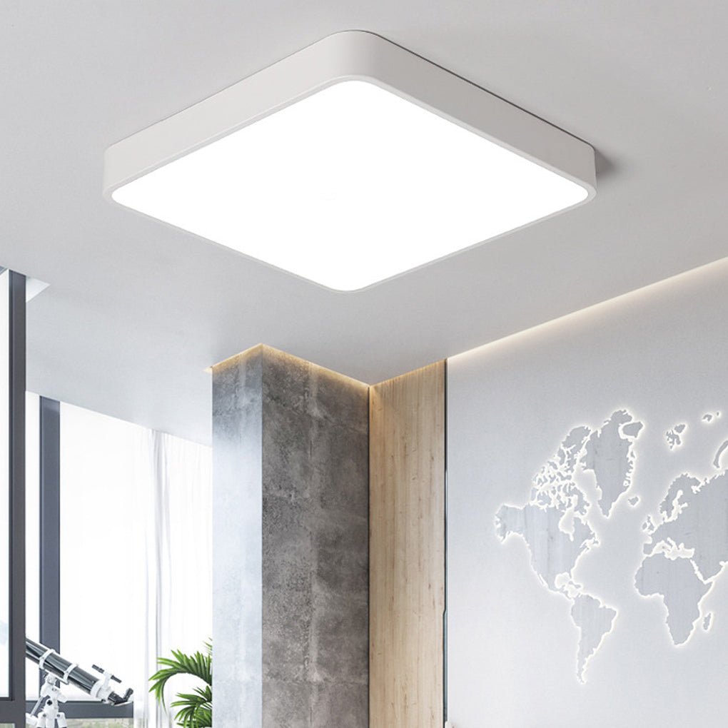 Square LED Flush Mount Light for Baby & Kids Rooms, Living Room, or Bedroom