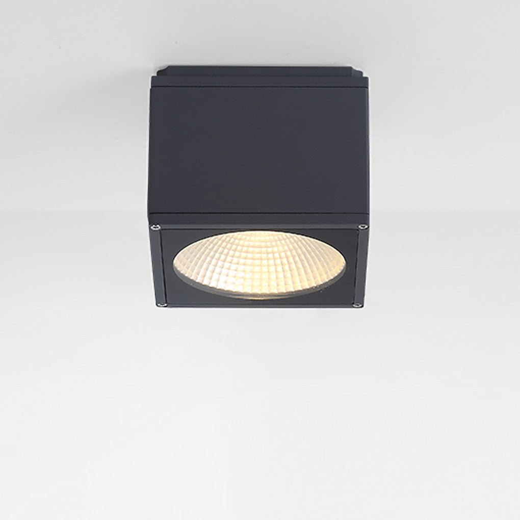 Square LED Waterproof Ceiling Downlight for Balcony, Entrance, and Hallway