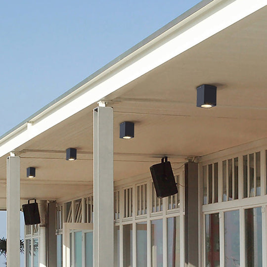 Square LED Waterproof Ceiling Downlight for Balcony, Entrance, and Hallway