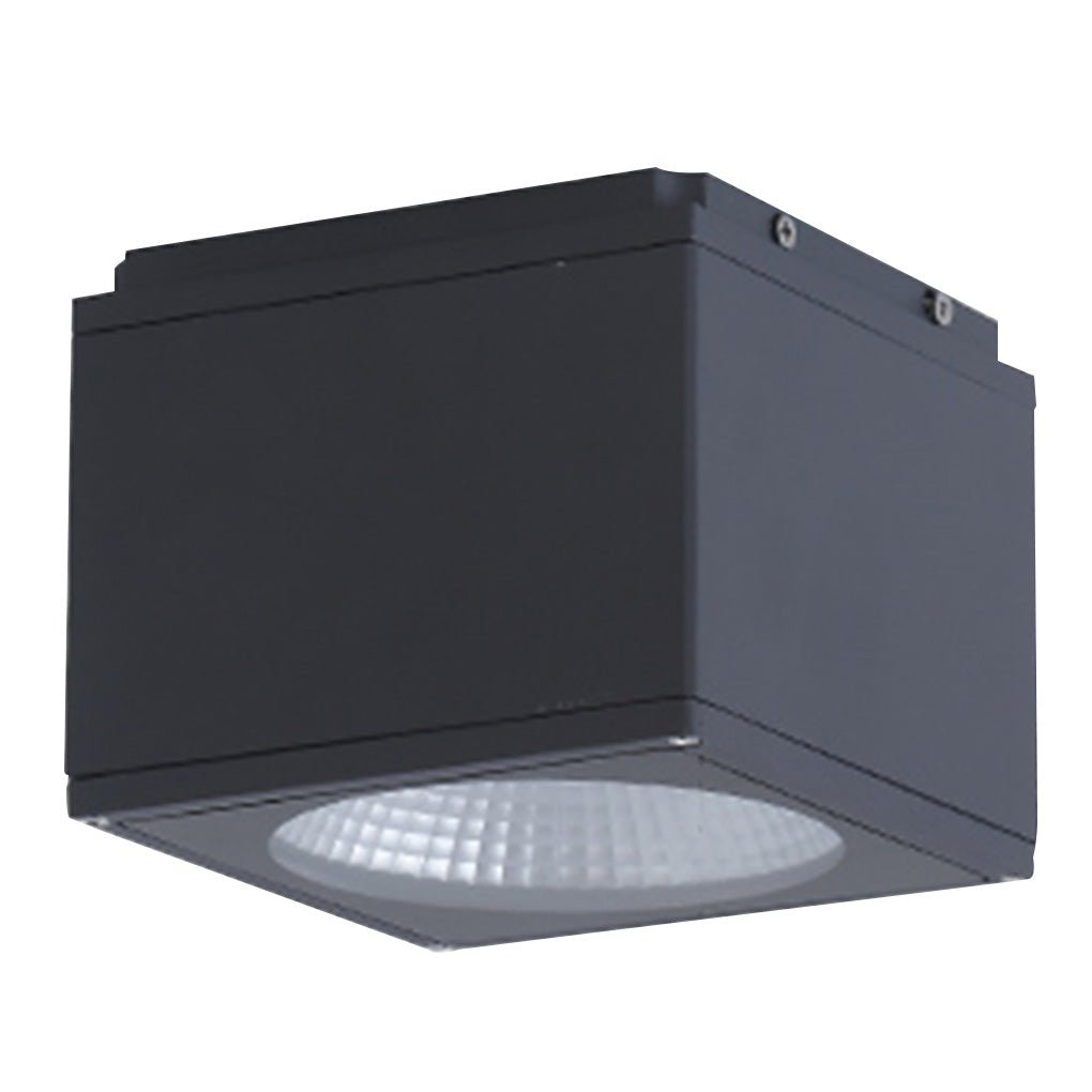 Square LED Waterproof Ceiling Downlight for Balcony, Entrance, and Hallway