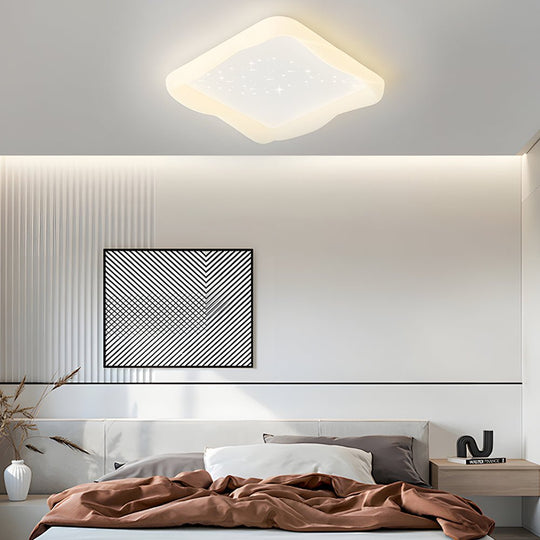 Square Star Decor Ceiling Light with 3-Step Dimming