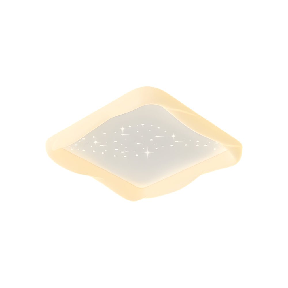 Square Star Decor Ceiling Light with 3-Step Dimming