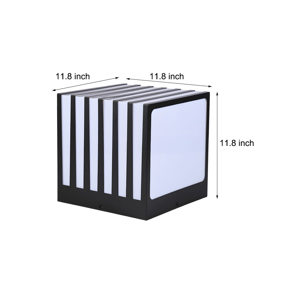 Square Outdoor LED Column Deck Post Light