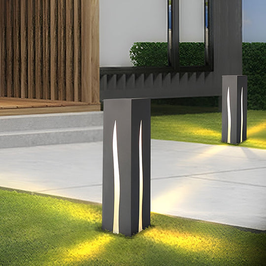 Elegant Rectangular LED Outdoor Pathway Light
