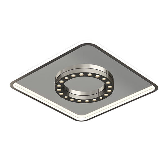 Square or Round Anti-Glare Ceiling Light with 3-Step Dimming