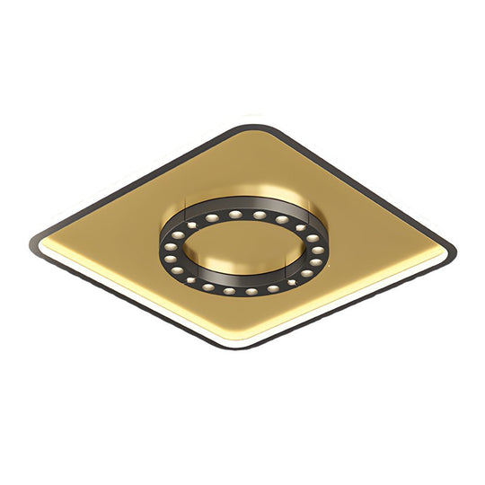 Square or Round Anti-Glare Ceiling Light with 3-Step Dimming