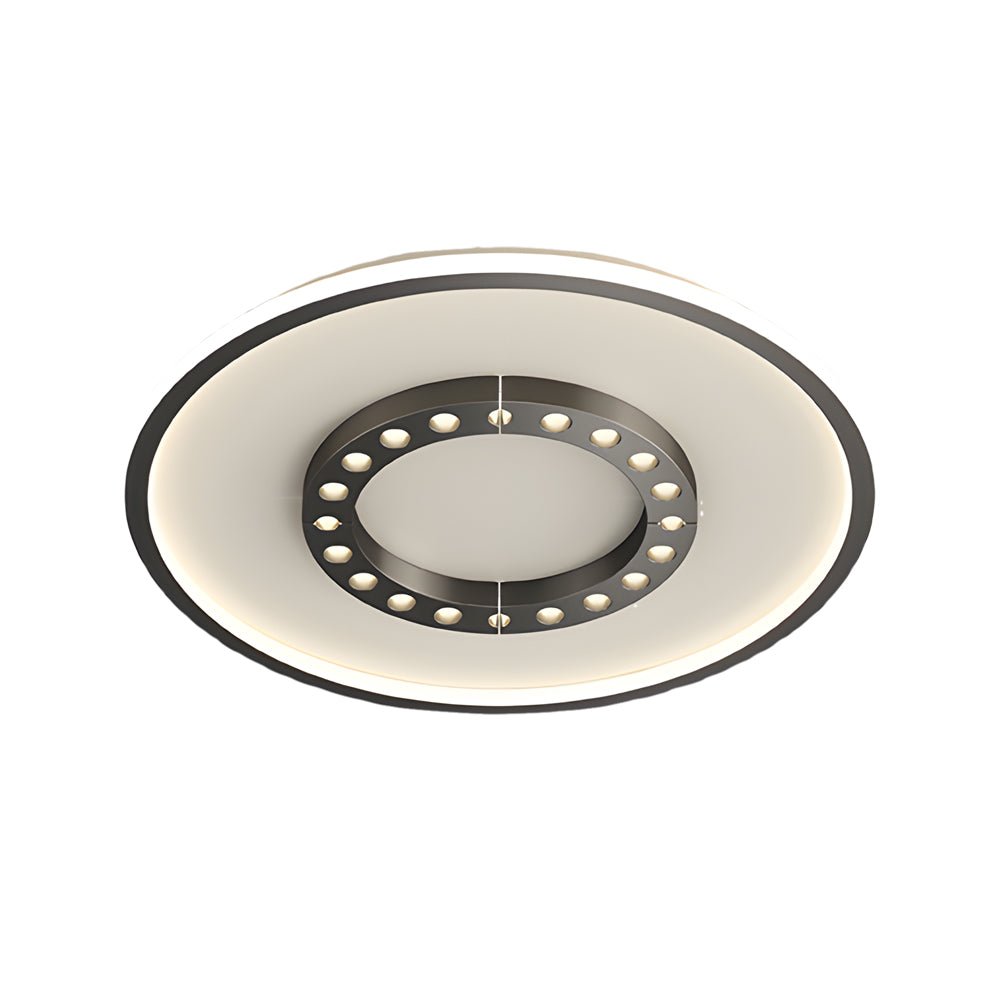 Square or Round Anti-Glare Ceiling Light with 3-Step Dimming