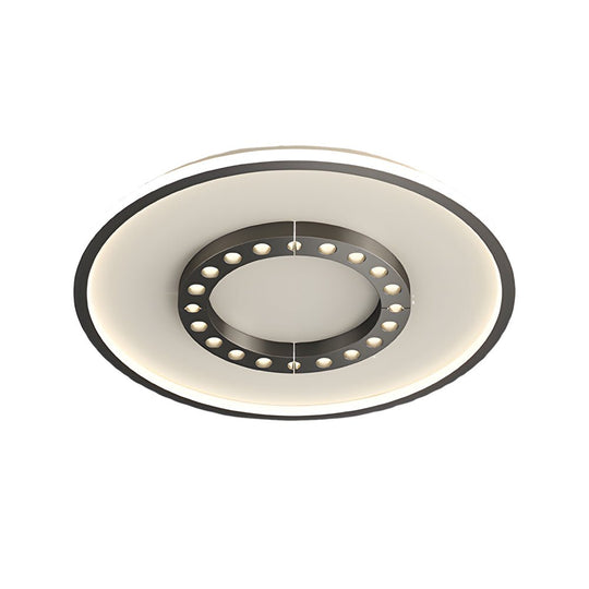 Square or Round Anti-Glare Ceiling Light with 3-Step Dimming