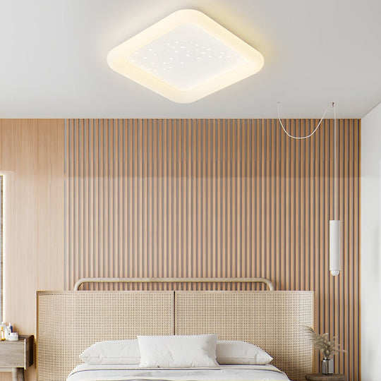 Square or Round Ceiling Light with 3-Step Dimming