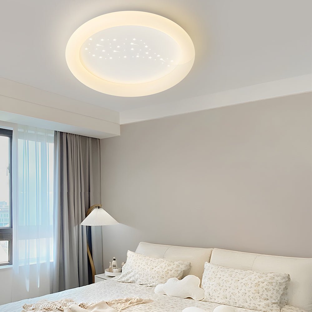 Square or Round Ceiling Light with 3-Step Dimming