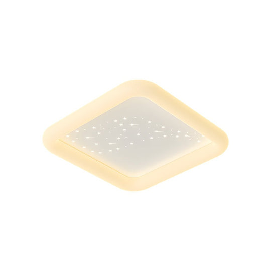 Square or Round Ceiling Light with 3-Step Dimming