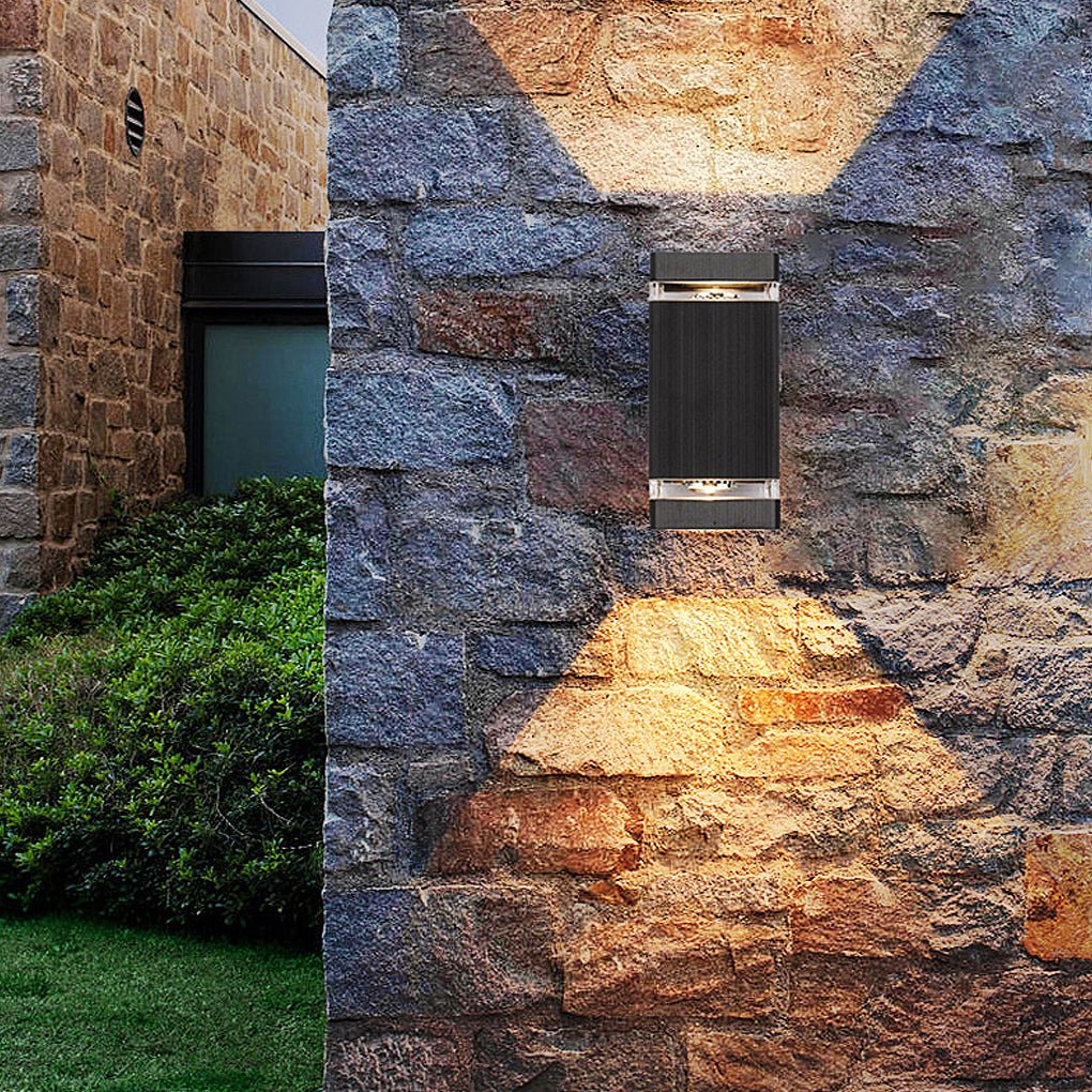 Square Up and Down LED Outdoor Wall Light