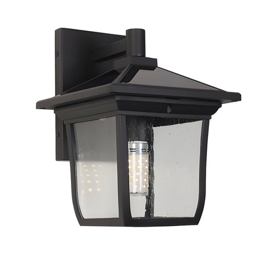 Square Solar Powered Waterproof LED Outdoor Wall Light
