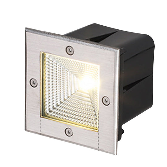 Square In-Wall Recessed Waterproof LED Step Light for Outdoor Stairs