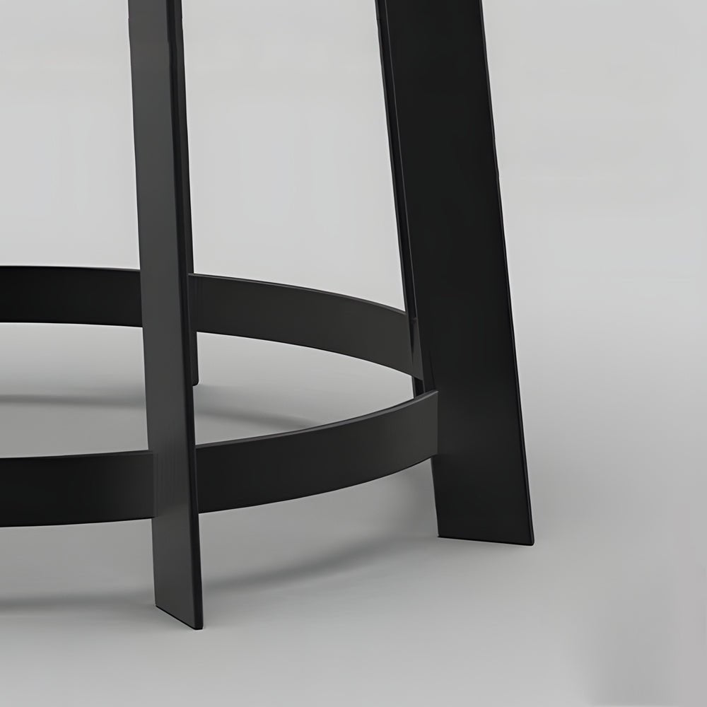 Stainless Steel Round Stool Dual-Purpose Solar LED Outdoor Light