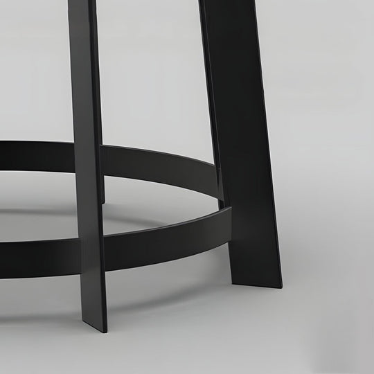 Stainless Steel Round Stool Dual-Purpose Solar LED Outdoor Light