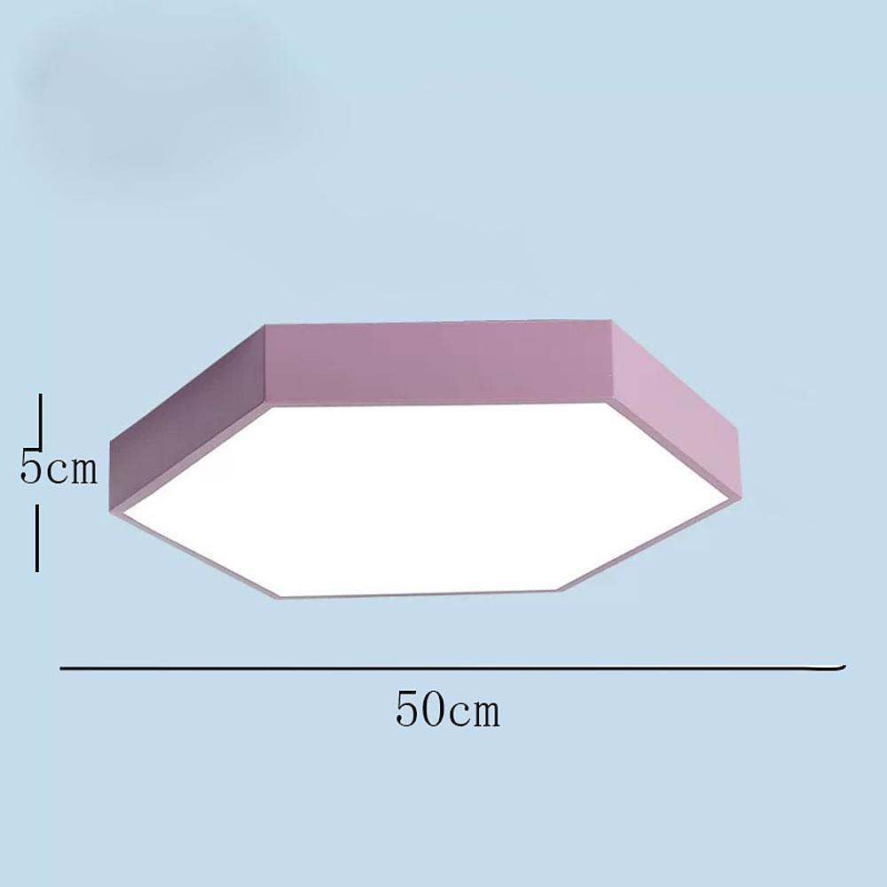 Hexagon LED Modern Flush Mount Ceiling Light