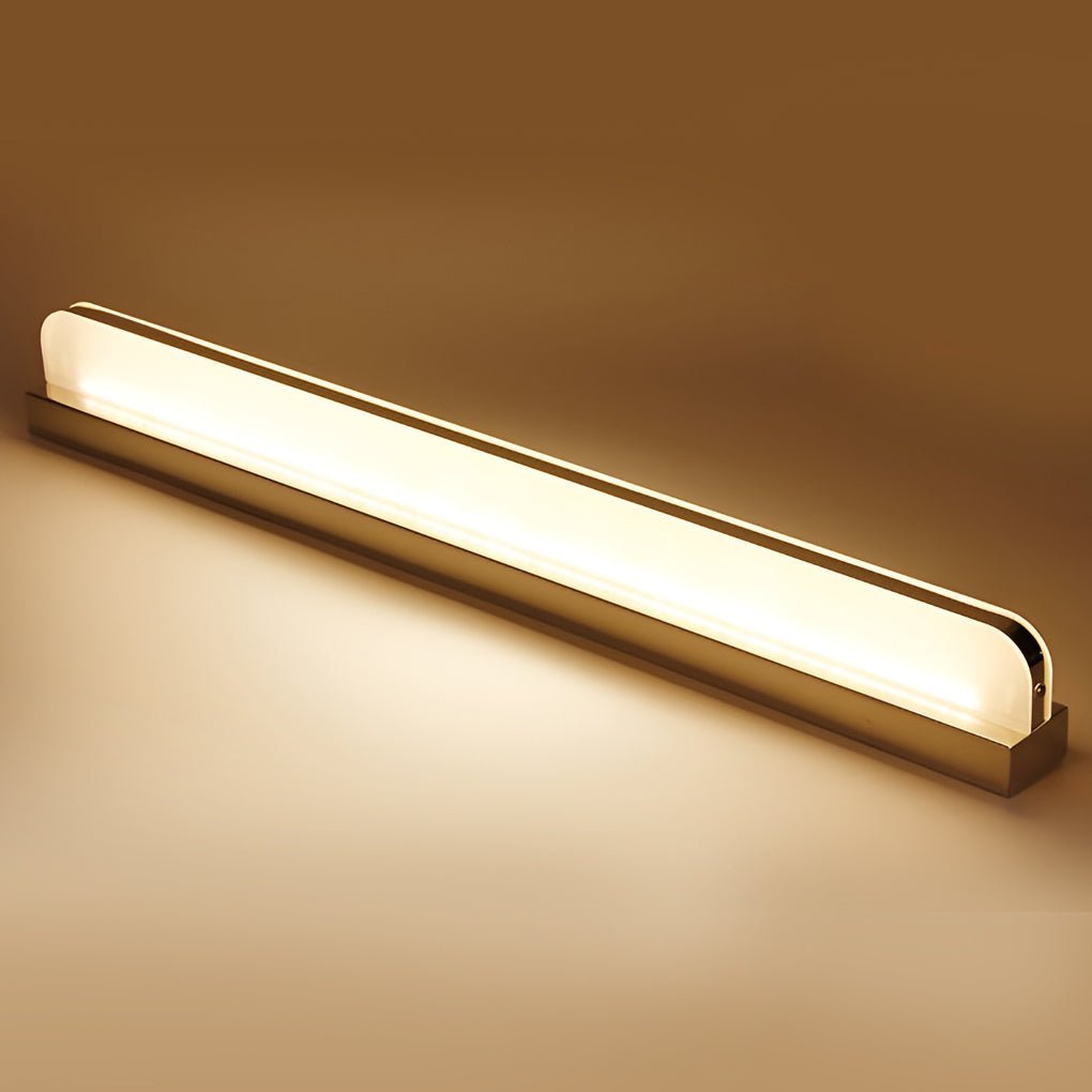 LED Bathroom Vanity Light with Polished Iron Trim