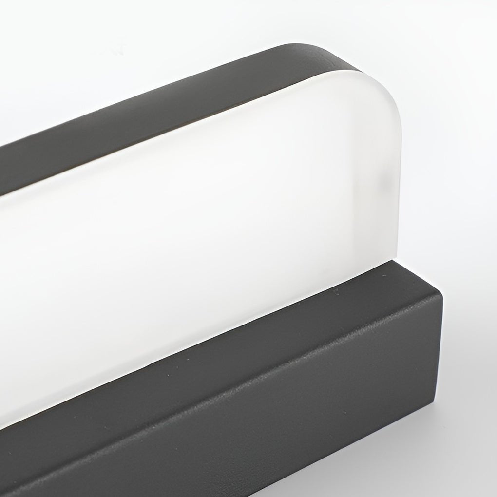 LED Bathroom Vanity Light with Polished Iron Trim