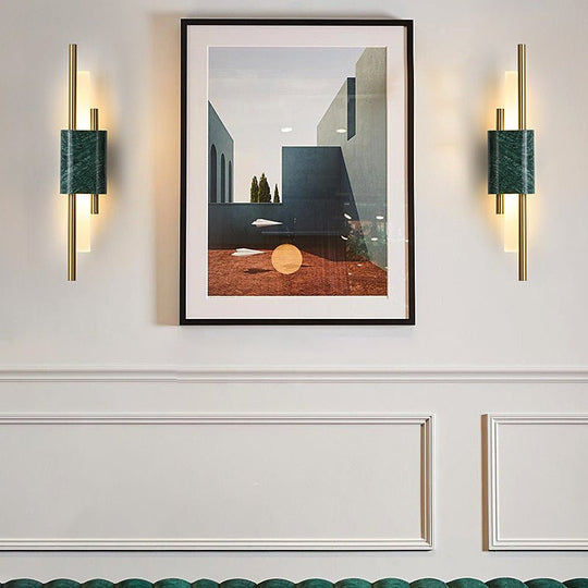 Strips Marble Luxury Postmodern LED Wall Lamp
