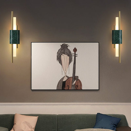 Strips Marble Luxury Postmodern LED Wall Lamp