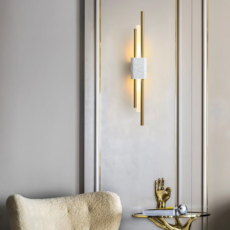 Strips Marble Luxury Postmodern LED Wall Lamp