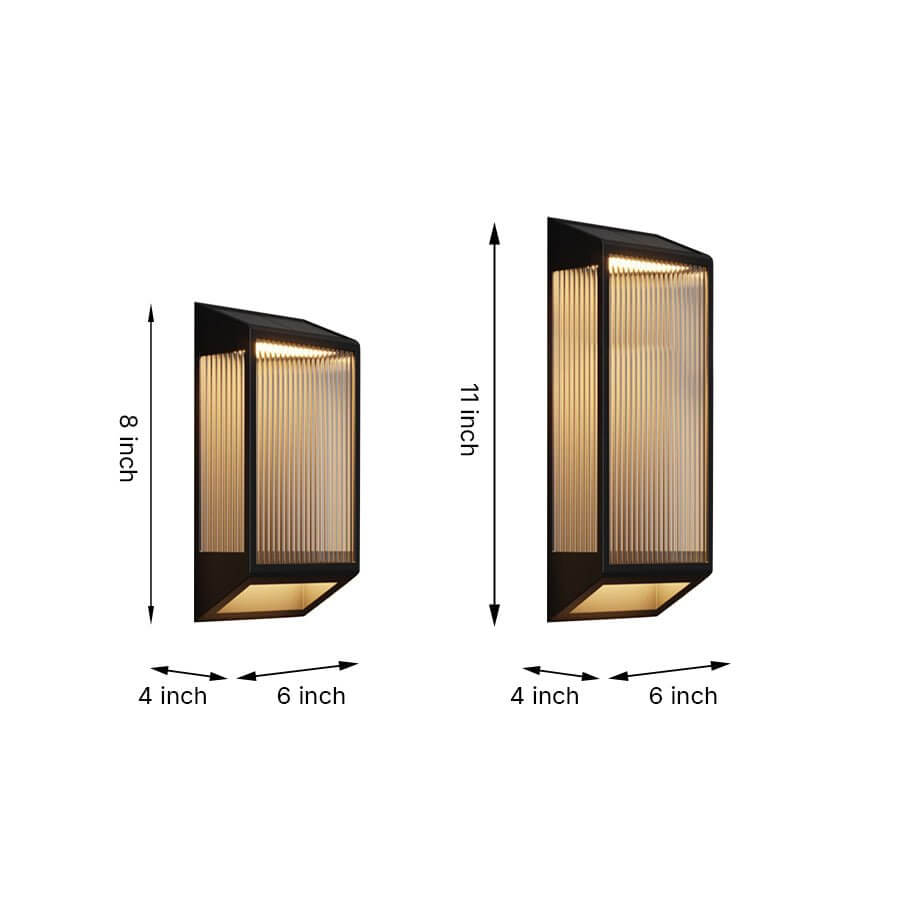 Vertical Acrylic LED Wall Lamp for Outdoor Lighting