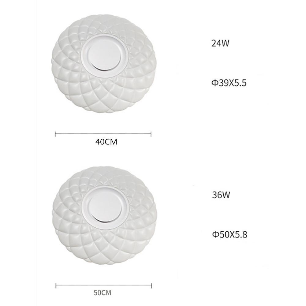 Metal Acrylic Dimmable LED Flush Mount Ceiling Light