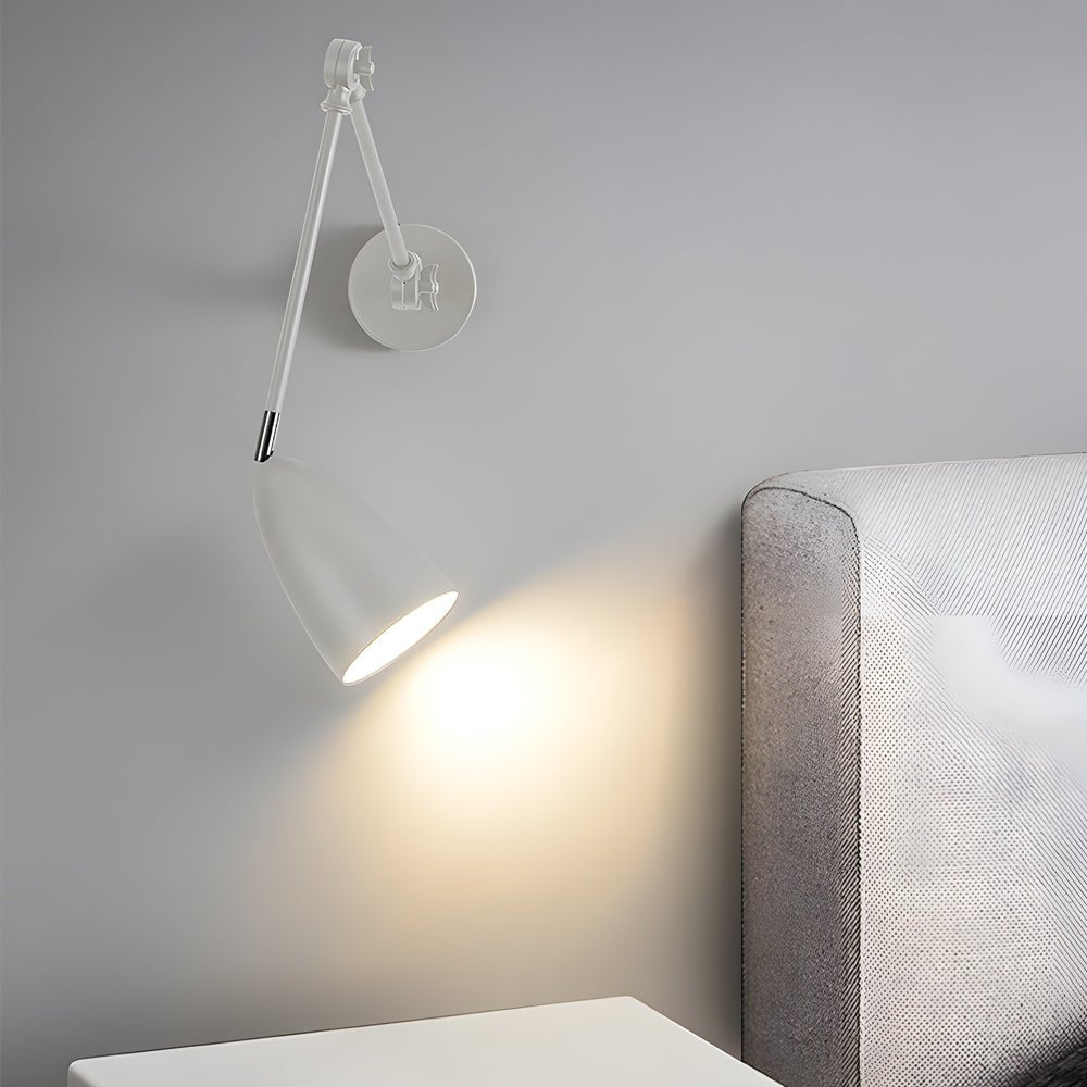 Swing Arm Wall Lamp – Adjustable 1-Light Wall Mounted Sconce