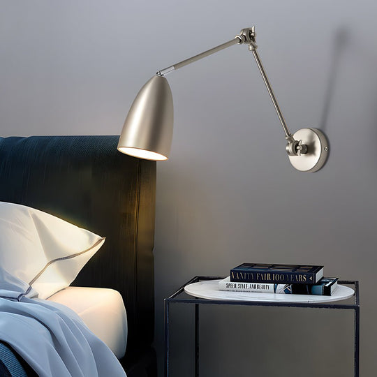 Swing Arm Wall Lamp – Adjustable 1-Light Wall Mounted Sconce