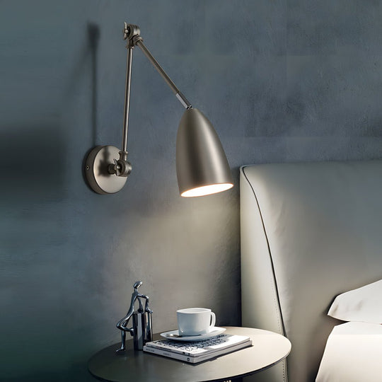 Swing Arm Wall Lamp – Adjustable 1-Light Wall Mounted Sconce
