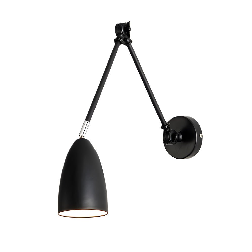 Swing Arm Wall Lamp – Adjustable 1-Light Wall Mounted Sconce
