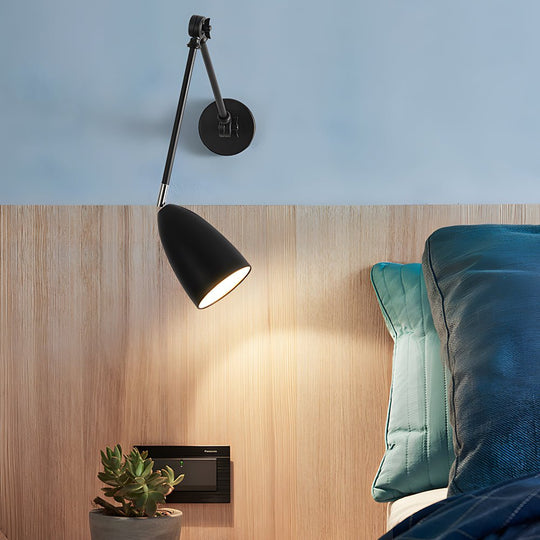 Swing Arm Wall Lamp – Adjustable 1-Light Wall Mounted Sconce