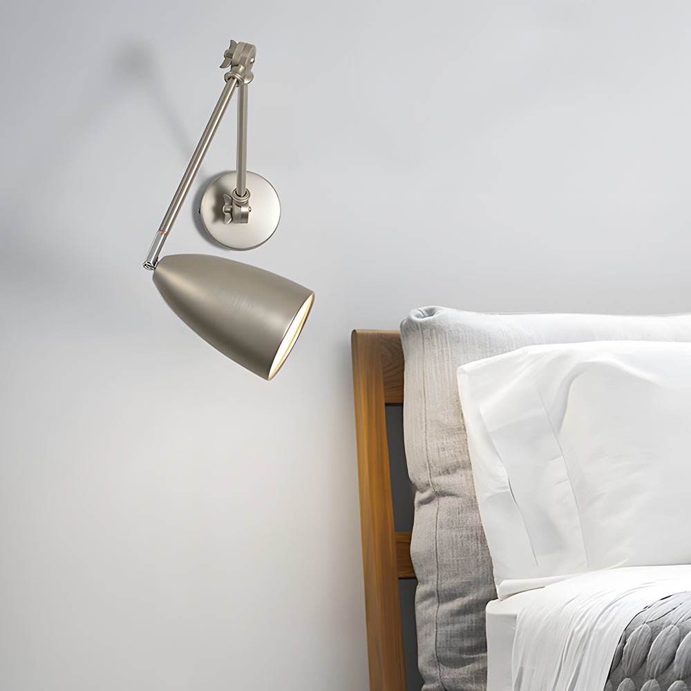 Swing Arm Wall Lamp – Adjustable 1-Light Wall Mounted Sconce