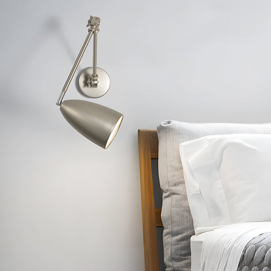 Swing Arm Wall Lamp – Adjustable 1-Light Wall Mounted Sconce