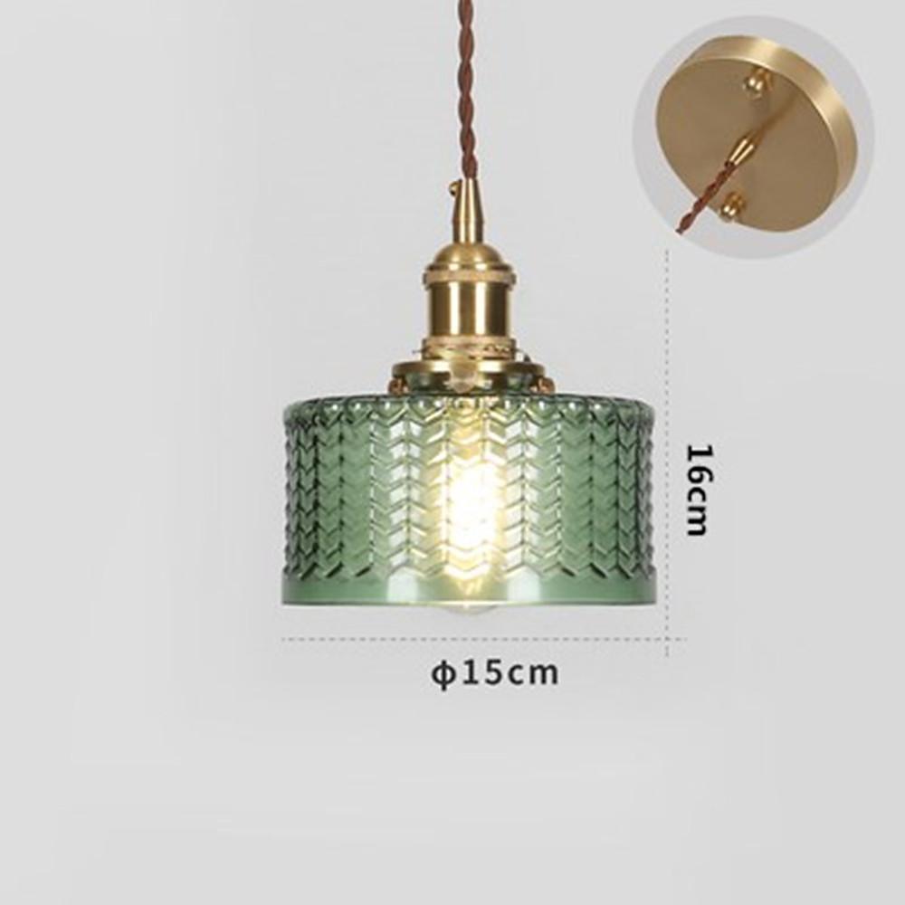 Circular Design Metal Glass LED Pendant Light