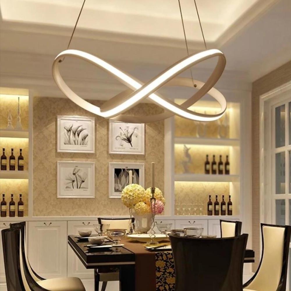 Mobius Ring Pendant 1-Light LED Ceiling Light