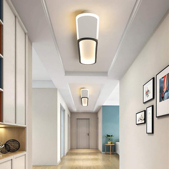 2 Rectangle Minimalist LED Flush Mount Ceiling Light