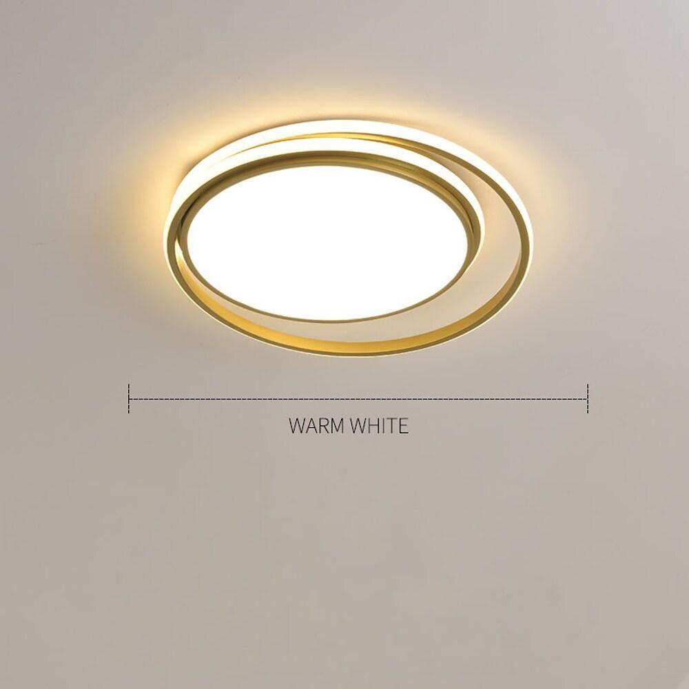 Circular Modern Acrylic LED Flush Mount Ceiling Light