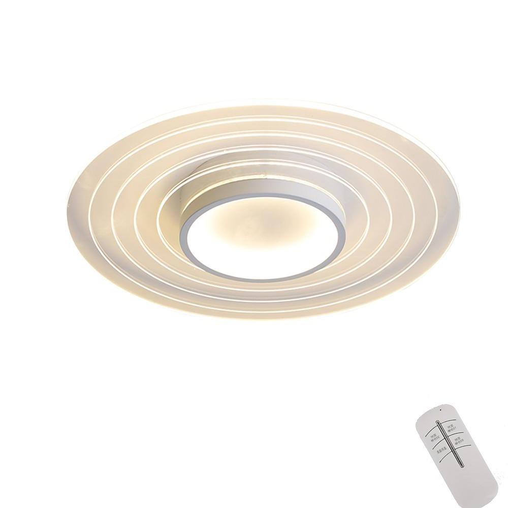 Multiple Circles Dimmable LED Modern Flush Mount Ceiling Light