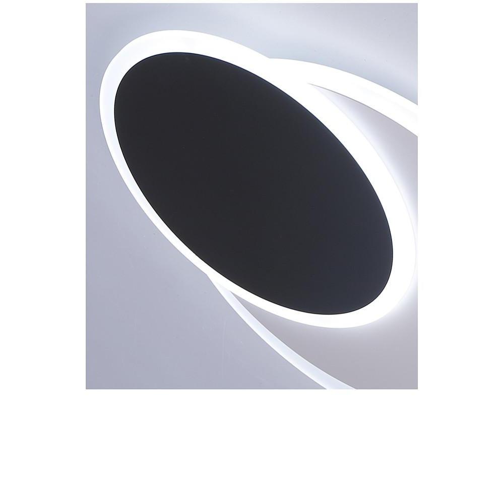 2 Circle Metal LED Flush Mount Ceiling Light – Living Room