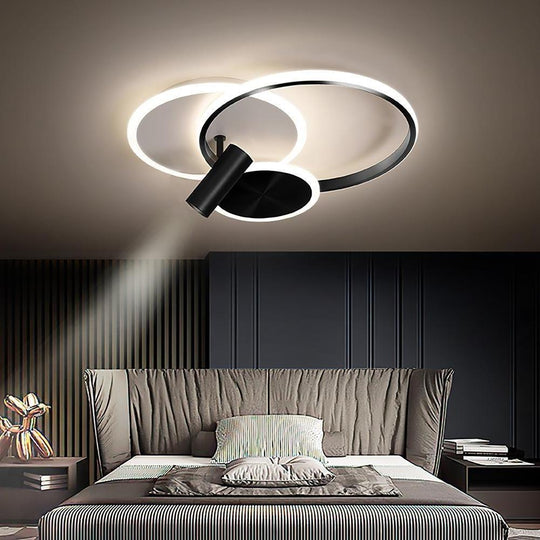 Circles Spotlights Modern LED Flush Mount Ceiling Light