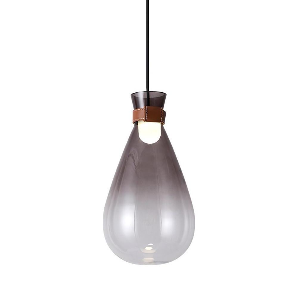 Industrial Teardrop Glass LED Pendant Ceiling Light