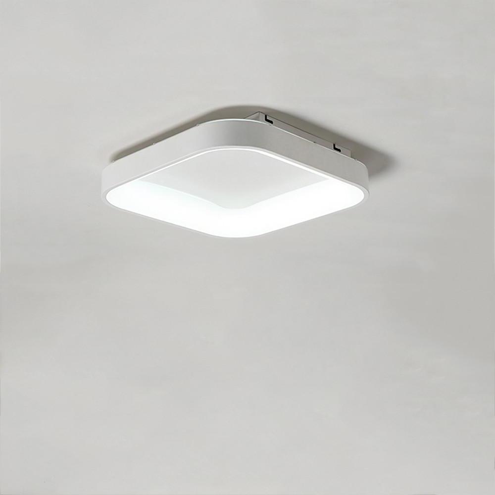 Square Shaped Modern LED Flush Mount Ceiling Light – Bedroom