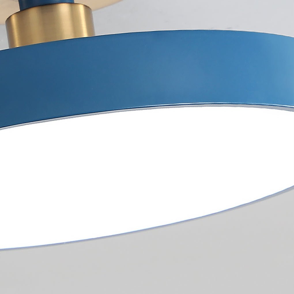 Thick Circular LED Flush Mount Ceiling Light