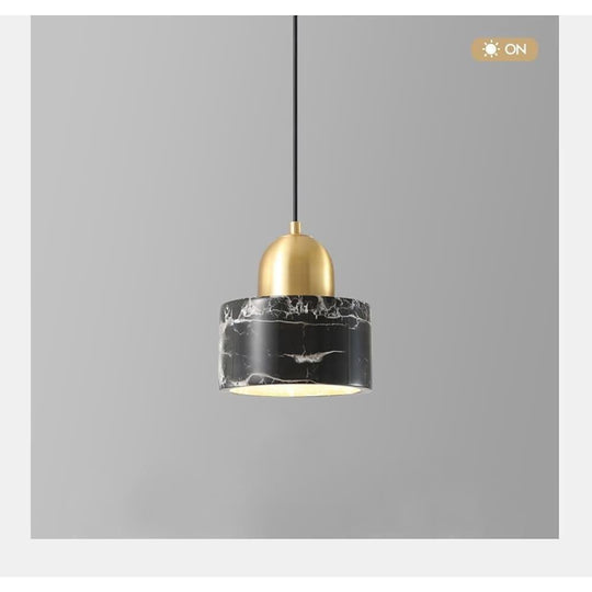 Modern Metal Marble Mini Pendant Light – Classic Artistic Design