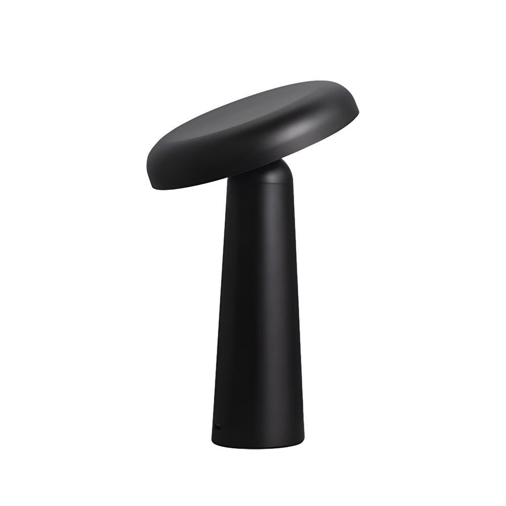 Tiltable Mushroom LED Table Lamp with Touch Dimming and USB Charging