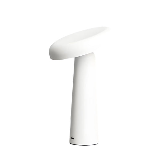 Tiltable Mushroom LED Table Lamp with Touch Dimming and USB Charging