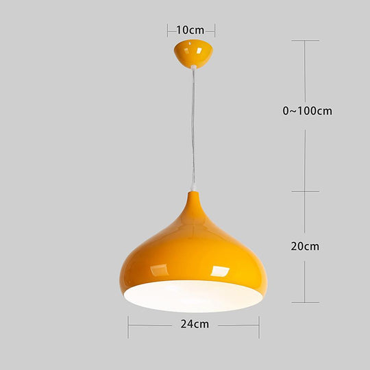 9 Inch LED Halogen Incandescent Metal Dome Bowl Pendant Downlight Light